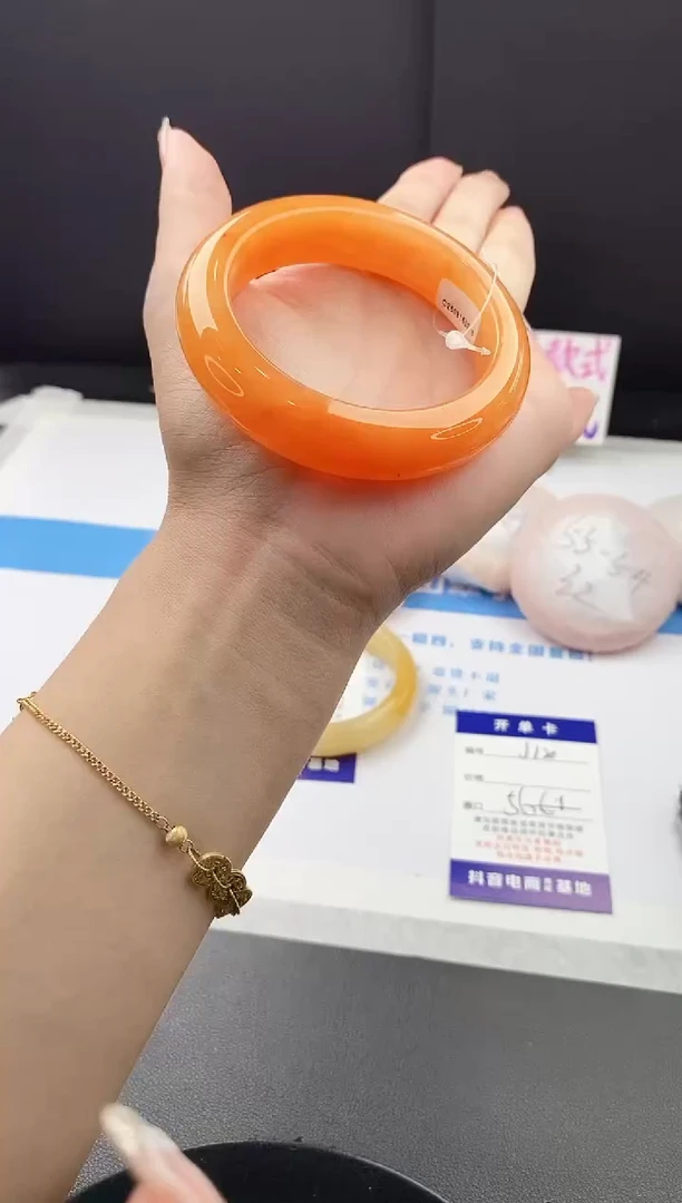 未镶嵌手镯石英质玉j120-HHB56+