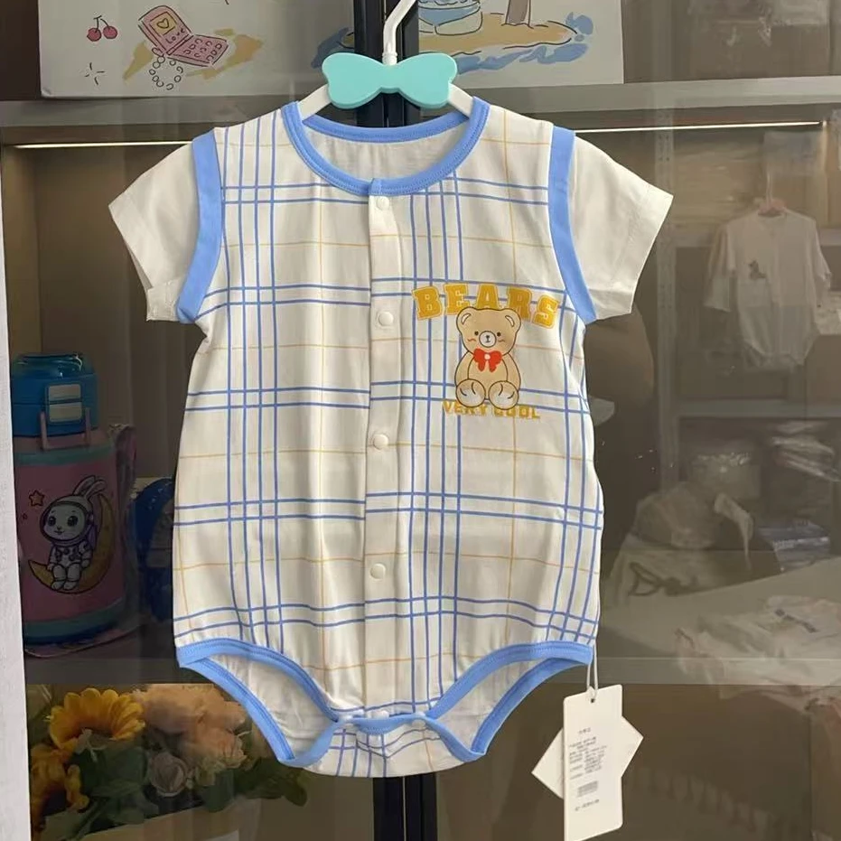 萌米兔短袖包屁衣