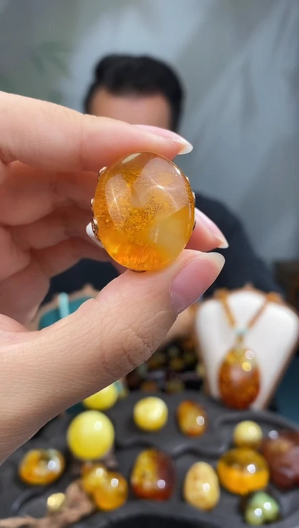 裸石琥珀未镶嵌基地发货 一物一证 顺丰包邮