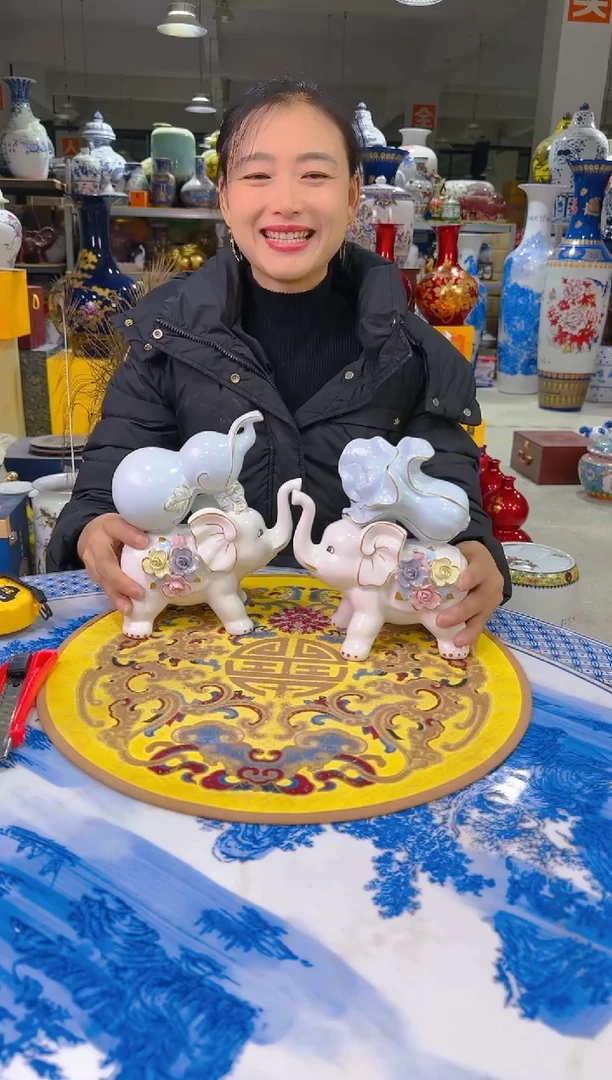 【闪购商品】陶瓷景德镇陶瓷对象一对