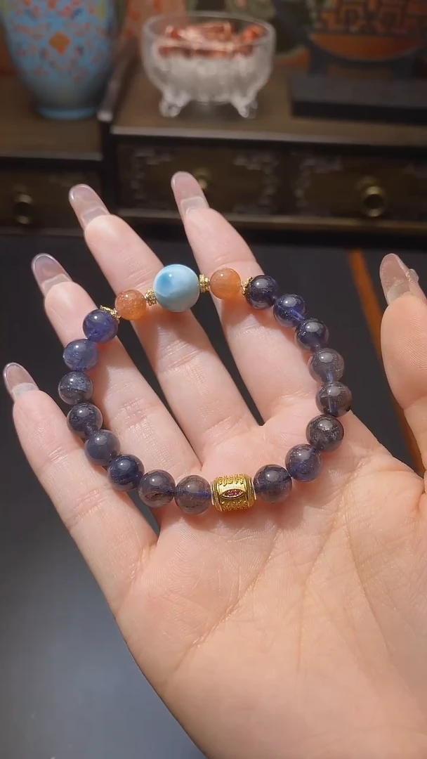 【闪购商品】水晶手串未镶嵌堇青石手串