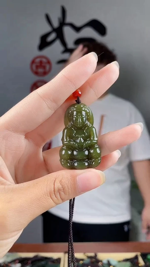 和田玉未镶嵌颈饰拍一发一，多样性发货