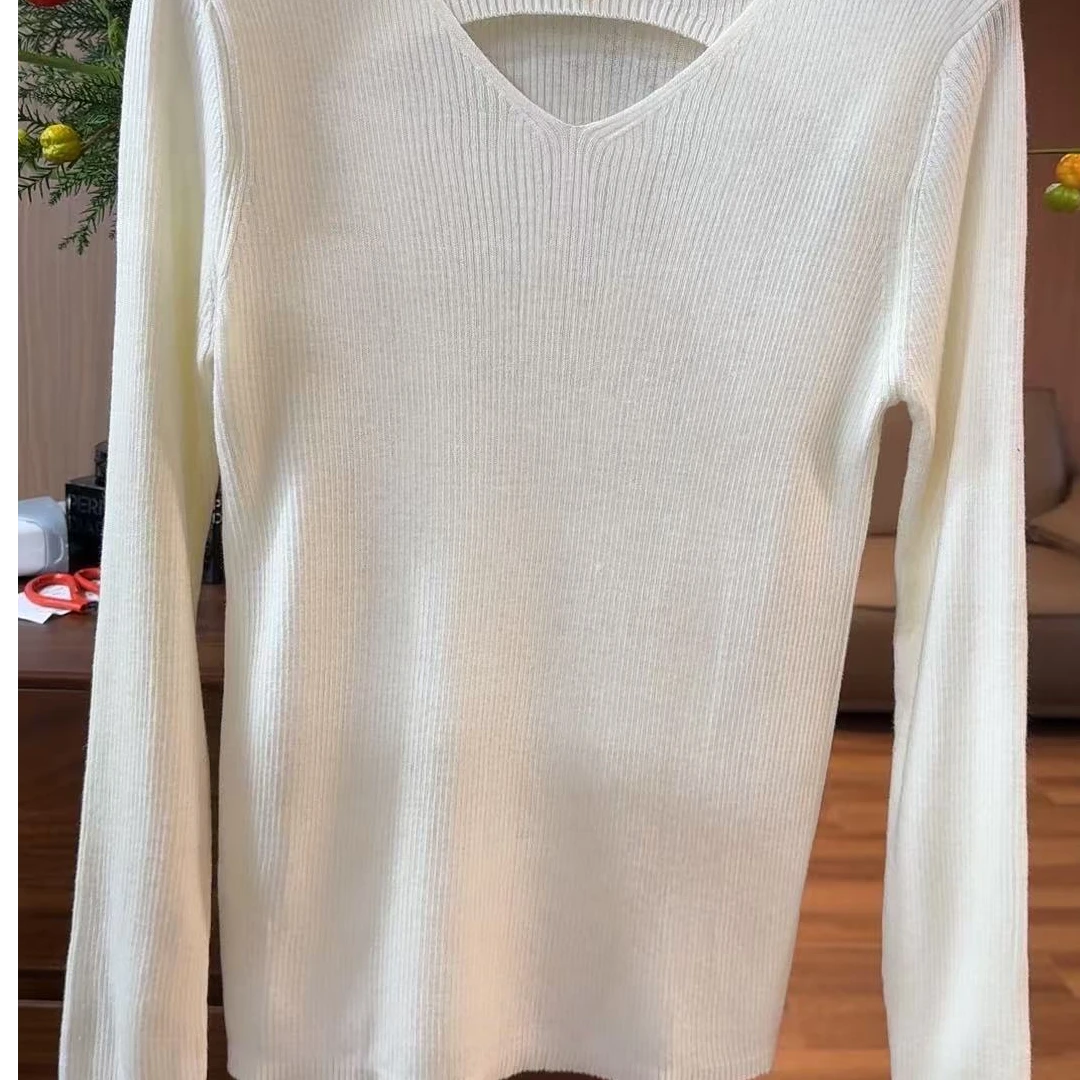 【TANTAN】气质长袖百搭修身时尚毛衫#271