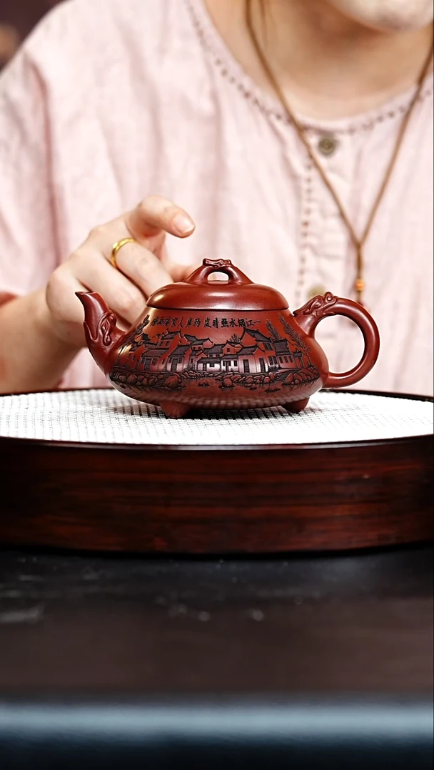 茶壶紫砂石瓢  梅付春