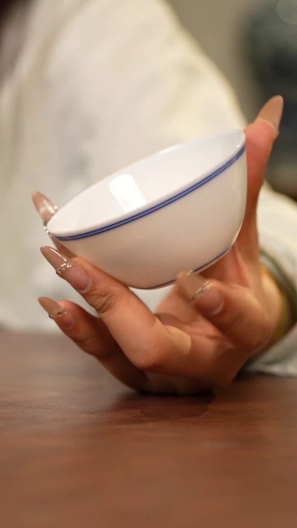 杯景德镇手工白胎普洱杯