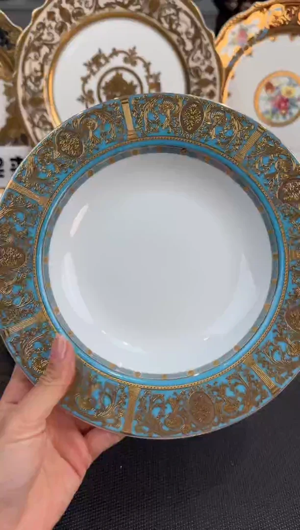 【闪购商品】瓷片8.5英寸草帽盘福利款 微瑕