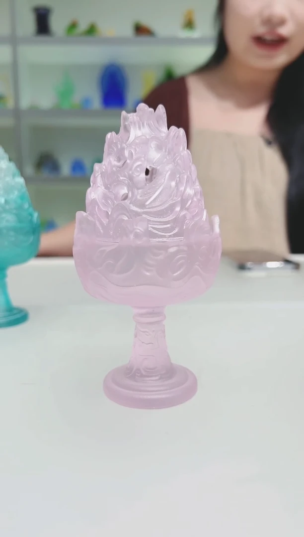 琉璃手工艺品古法琉璃博山炉