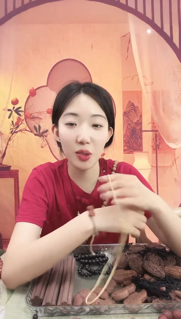 核桃手串/手链【芳华+息肌芄】小花手链+脖挂
