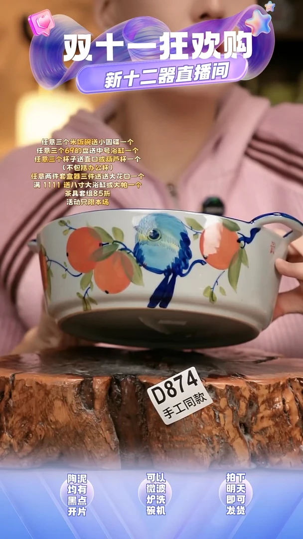 D874新十二器瓷器