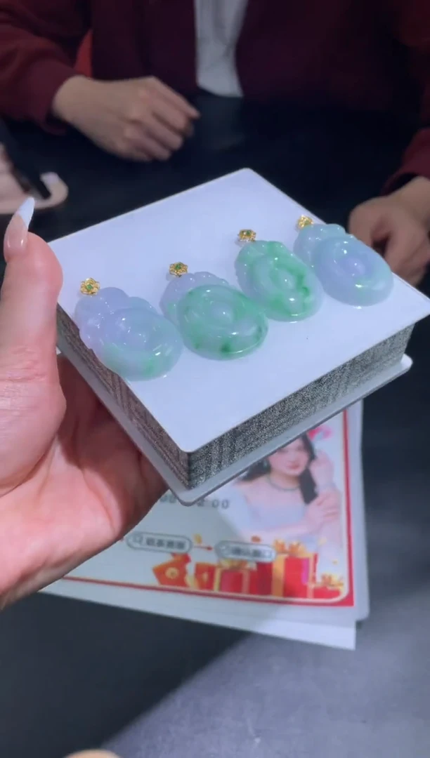 【闪购商品】定制翡翠18K金镶嵌DDH96729/多样性发一件