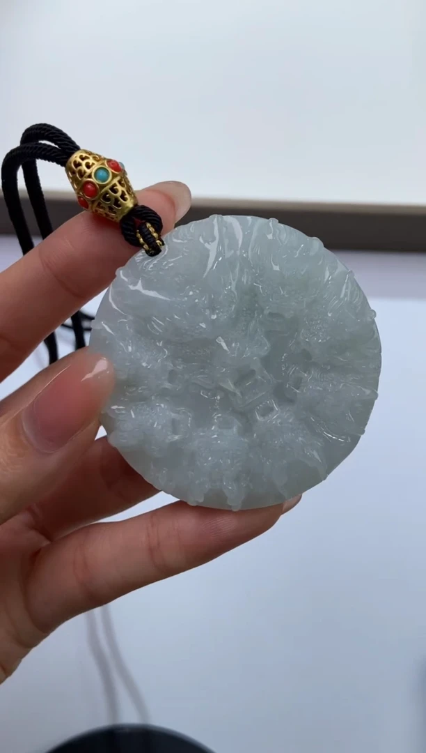 【闪购商品】翡翠挂件未镶嵌276647/天然缅甸龙牌 多样性一件发