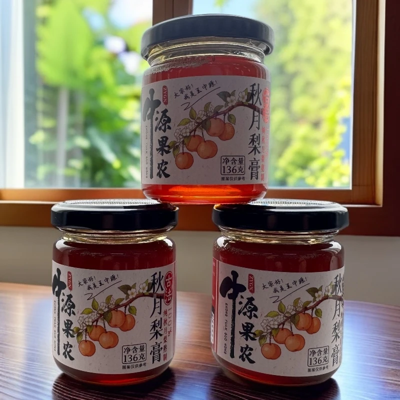 【京东】山东莱阳秋月梨膏（原料秋月梨）136g/罐*4罐