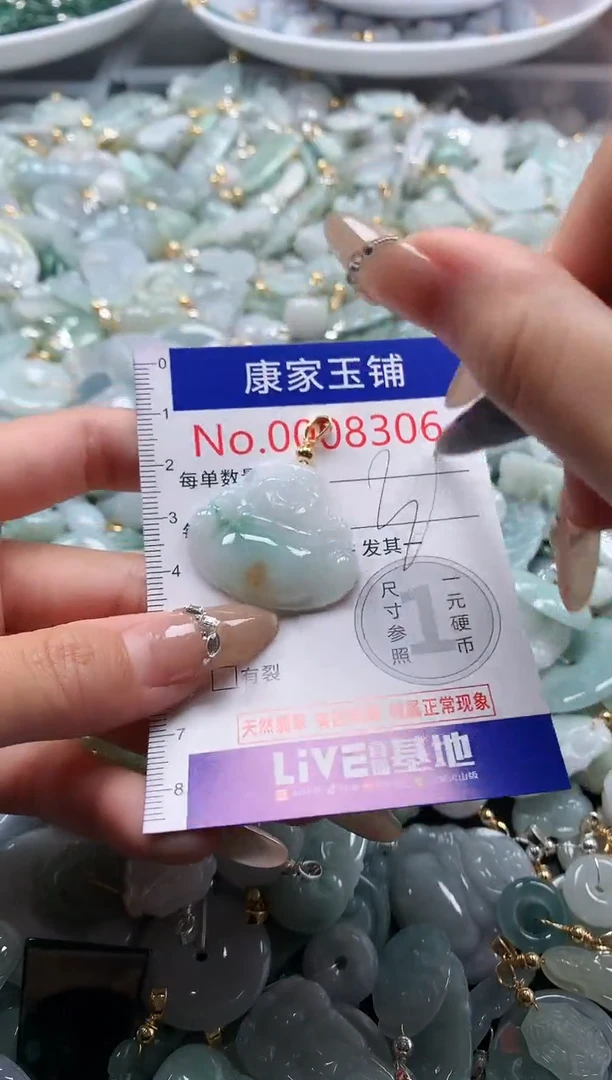 翡翠未镶嵌吊坠(不含链)8306