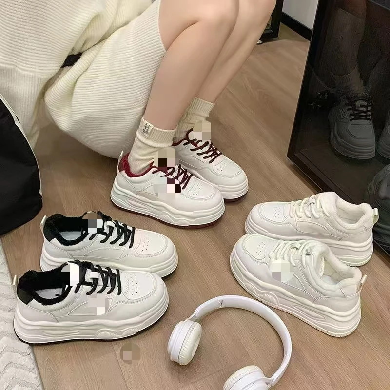 9666春季新款厚底百搭小白鞋