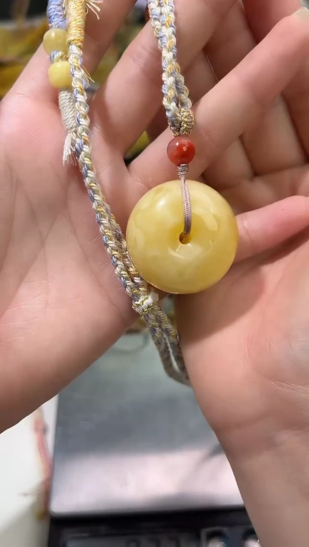裸石琥珀未镶嵌琥珀蜜蜡吊坠