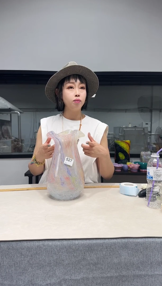 浪边527远山黛慕忆家手作琉璃高30口8
