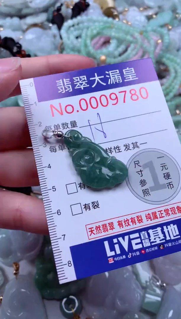 吊坠(不含链)未镶嵌翡翠9780