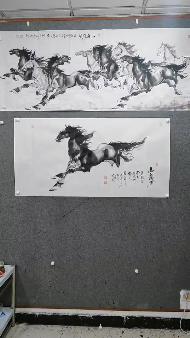 【闪购商品】国画水墨写意马图单骏