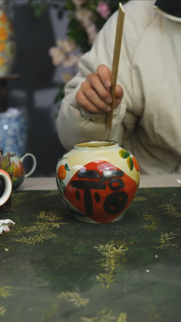 【闪购商品】313号景德镇手工釉下彩