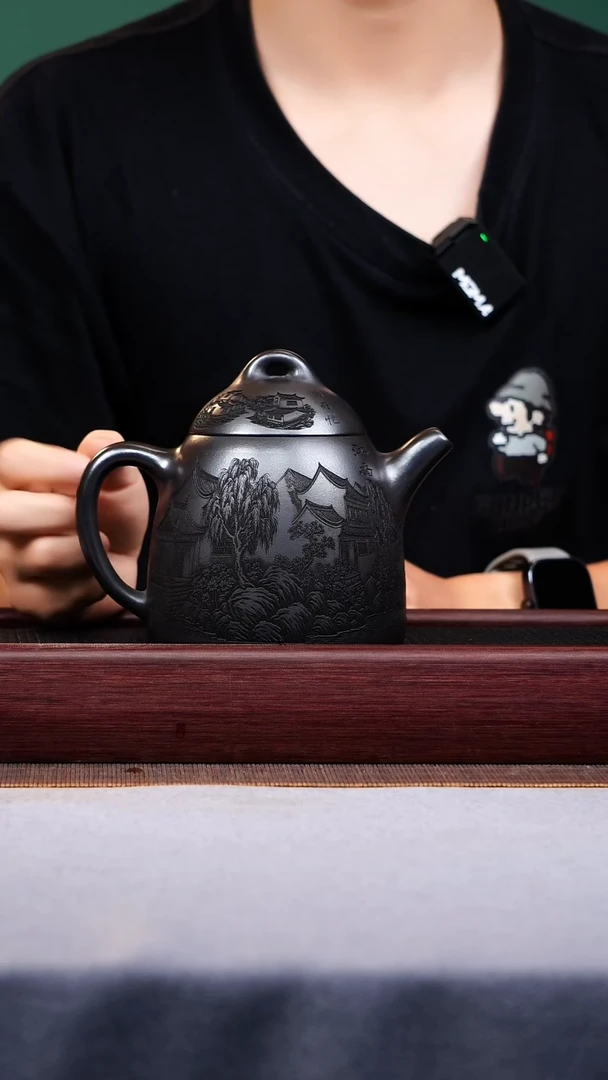 茶壶紫砂宜兴原矿紫砂作品
