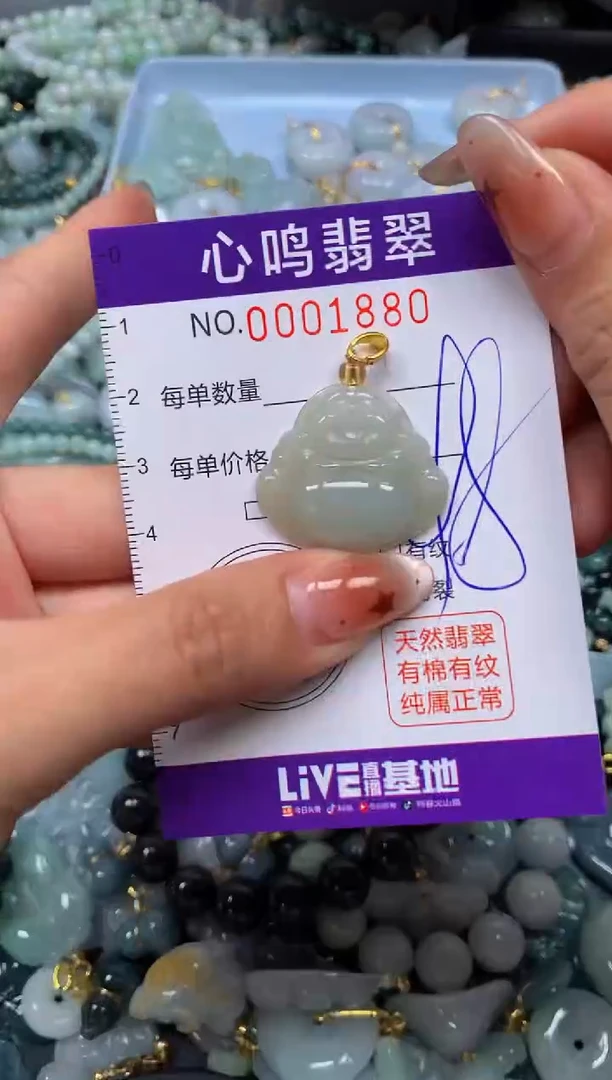 翡翠未镶嵌颈饰闪购001880