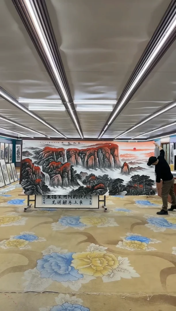 绘画M王红兵-大丈二-山水国画