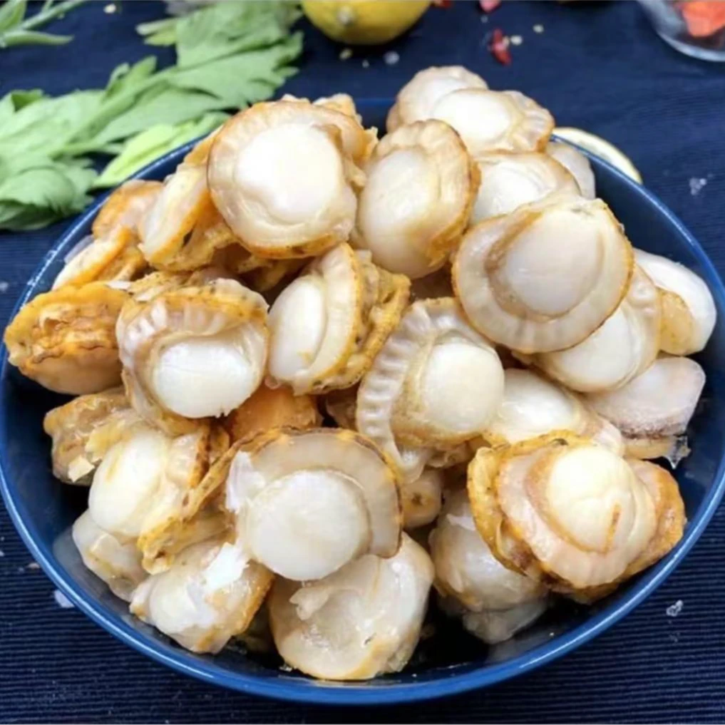 SC当季新货 今年新货扇贝肉鲜嫩可口 到手5包5斤去泥去沙包邮到家