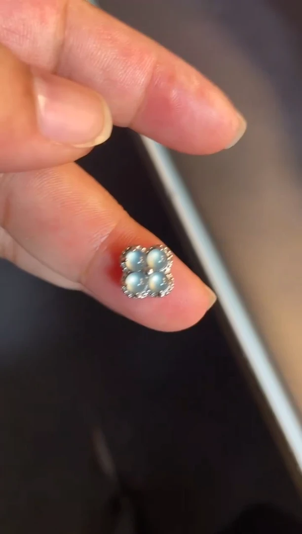 吊坠(不含链)银S925镶嵌翡翠1