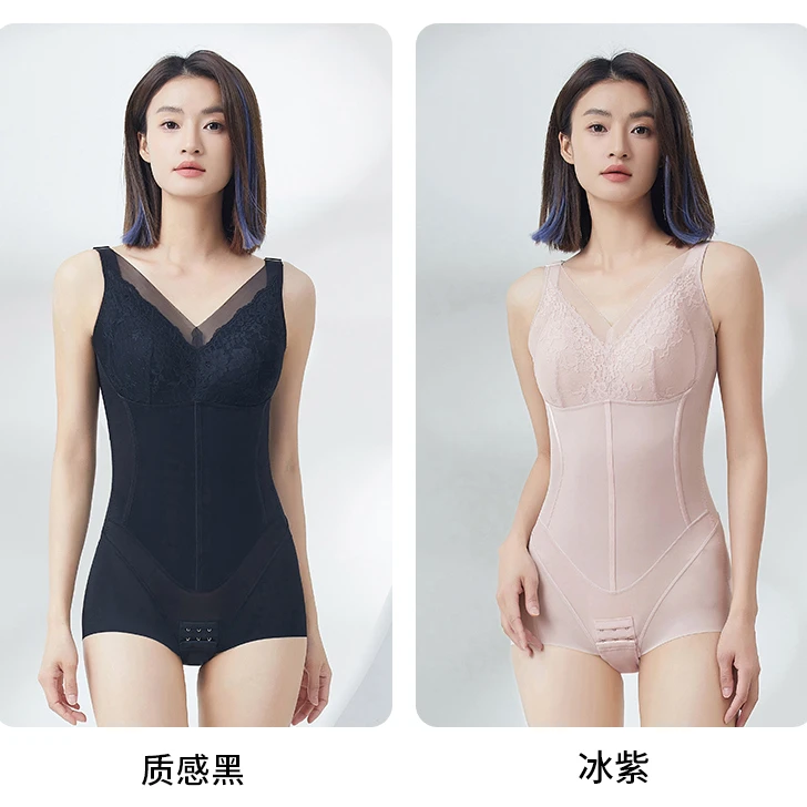 懒先生推荐女士连体衣薄款收腹提臀塑形束腰美体衣性感紧身瘦身衣