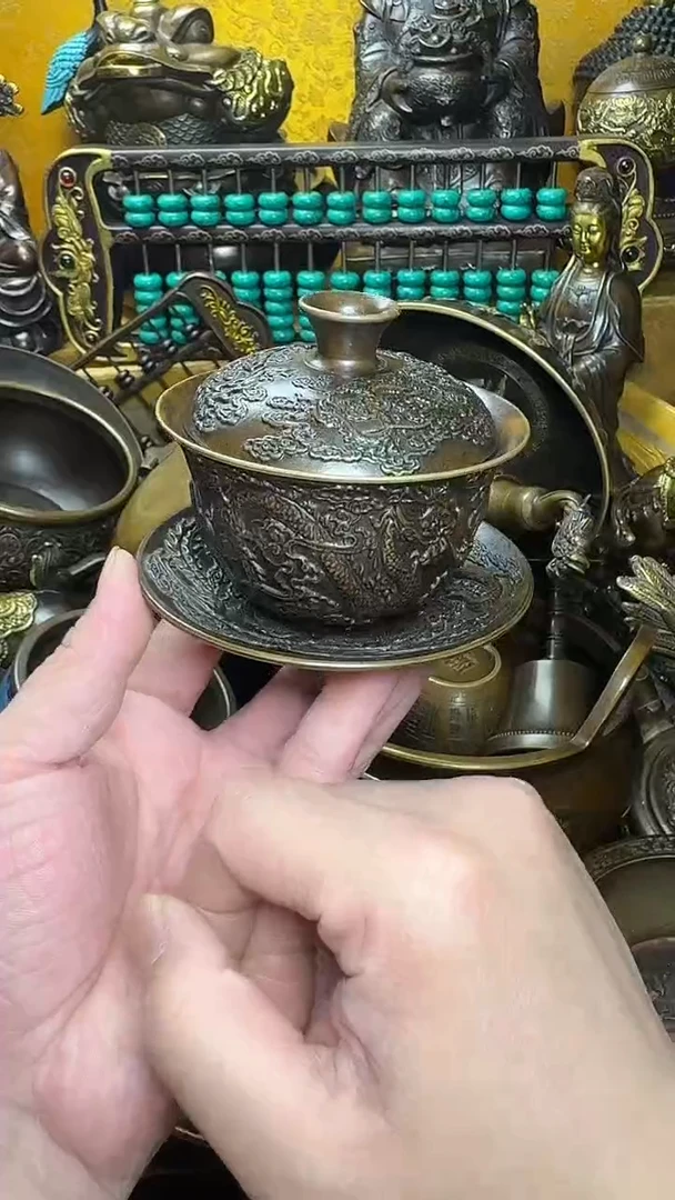 铜器摆件收收藏藏