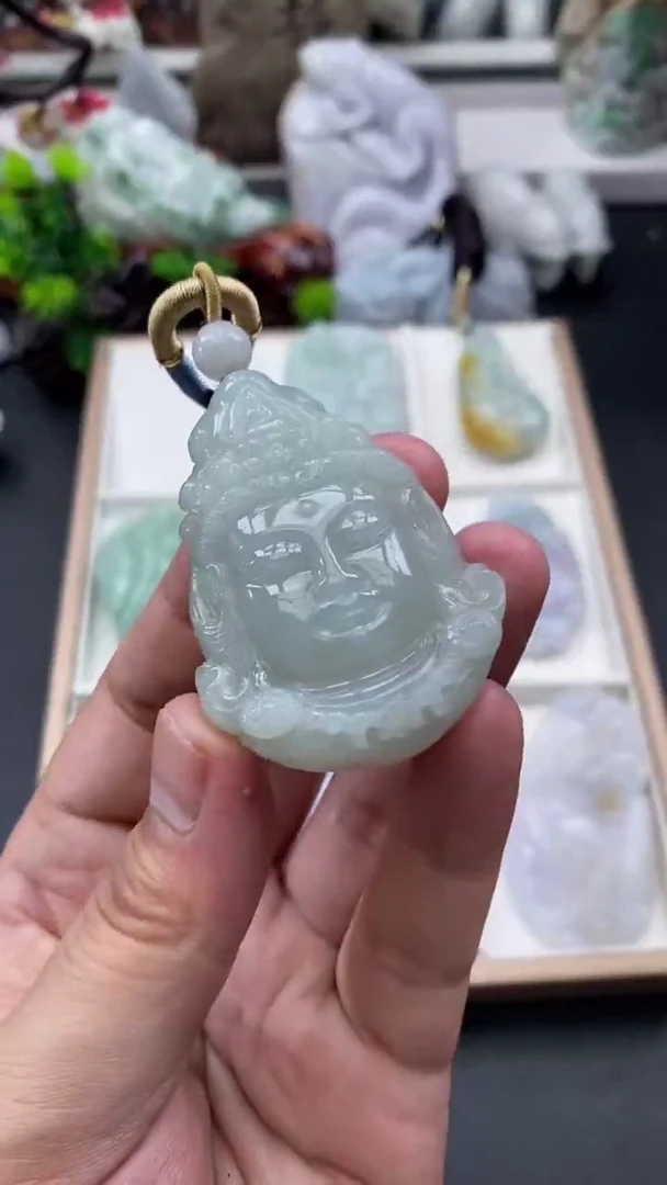 颈饰未镶嵌翡翠天然缅甸A货翡翠