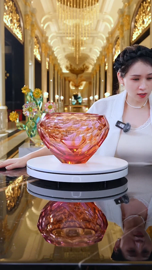 摆件YB00017琉璃艺术果碗