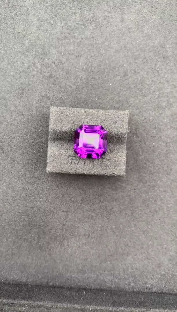未镶嵌珠宝半成品紫晶7ct紫水晶 定制 GE