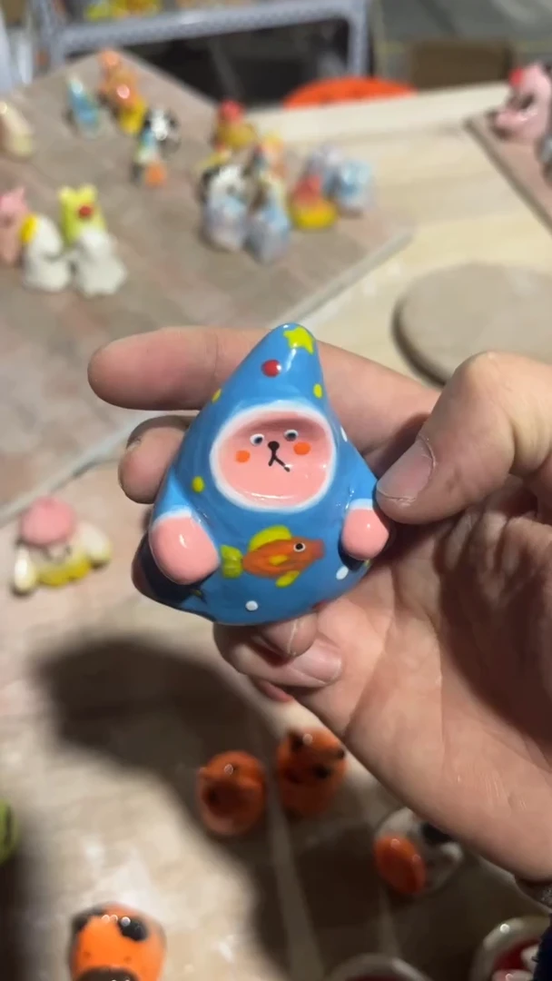 【闪购商品】摆件101微瑕手工陶瓷摆件