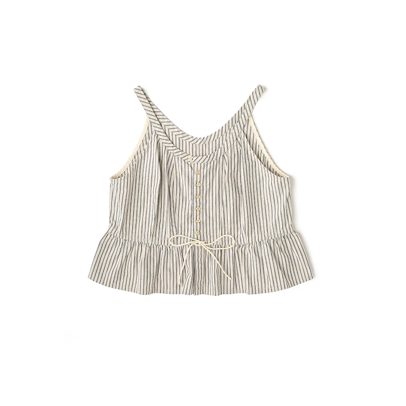 Cotton 扭纹棉质花呢背心QINGWU020GW130-1