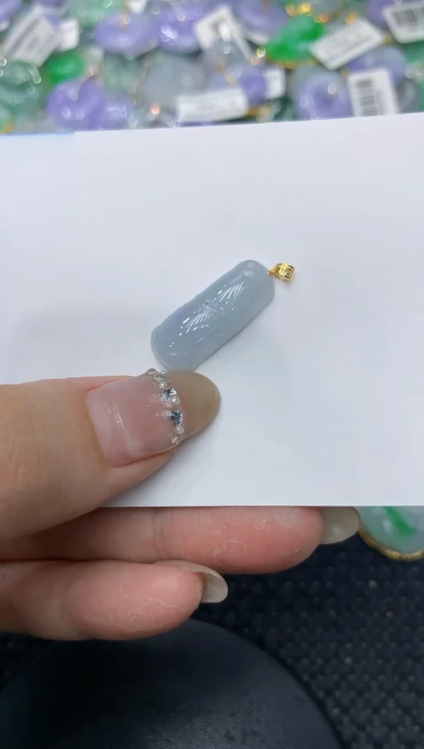 【闪购商品】翡翠颈饰18K金镶嵌2222222222