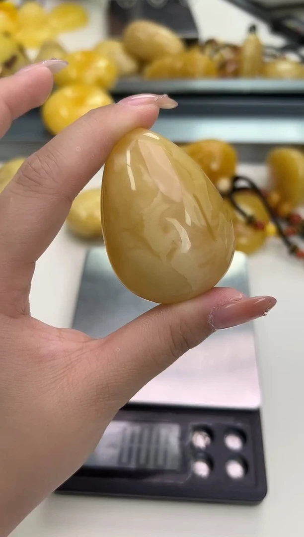 裸石琥珀未镶嵌琥珀蜜蜡吊坠