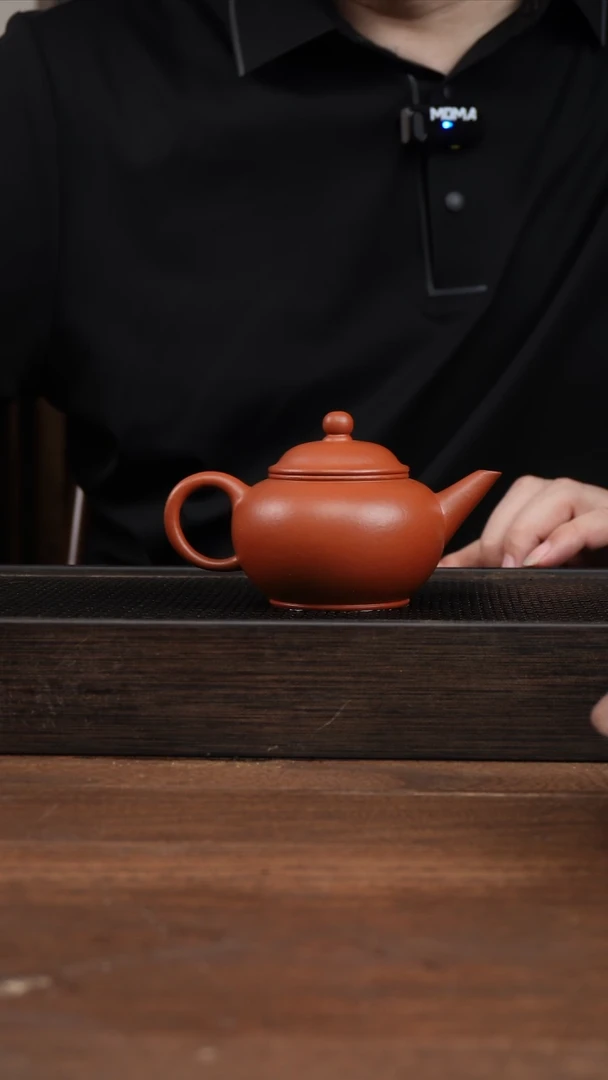 茶壶紫砂全手朱泥水平      180CC