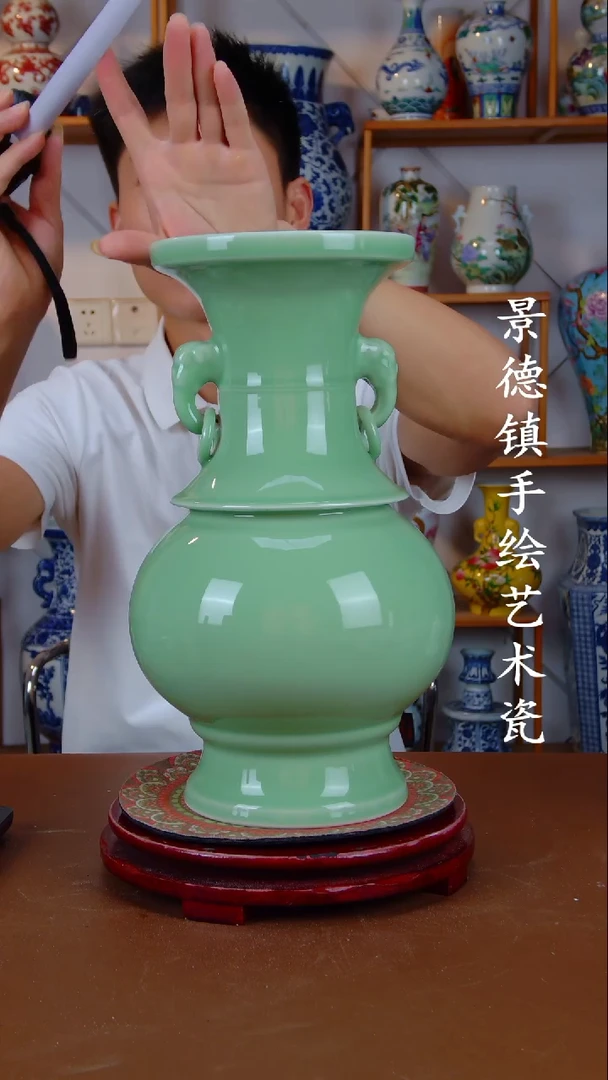 现代景德镇手工手绘陶瓷摆件83