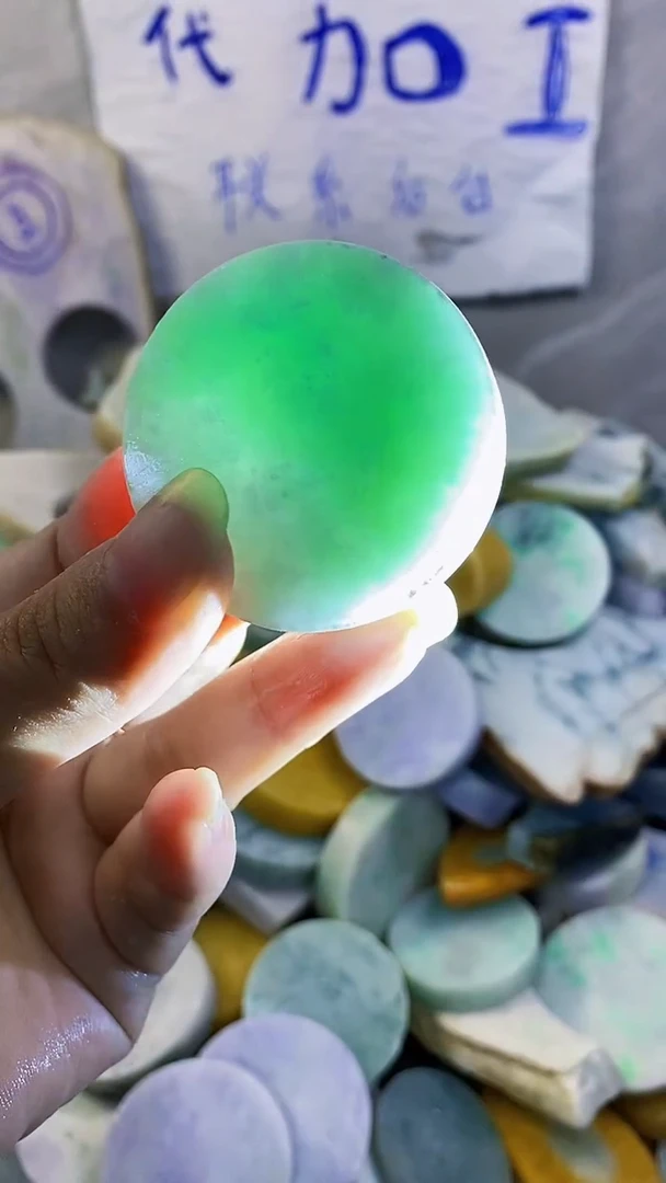 裸石翡翠纯天然翡翠A货265