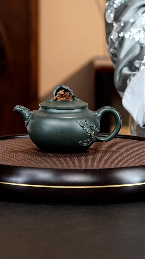 茶壶紫砂桑黎兵紫砂作品110：