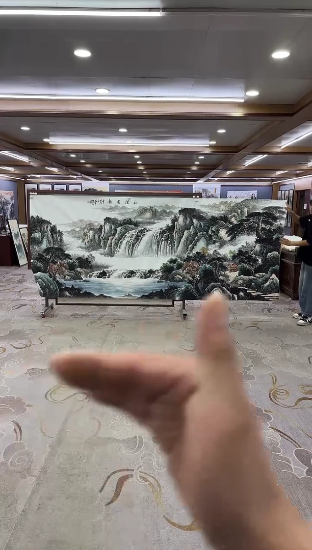 绘画Y-邵明义-大丈二-山水画