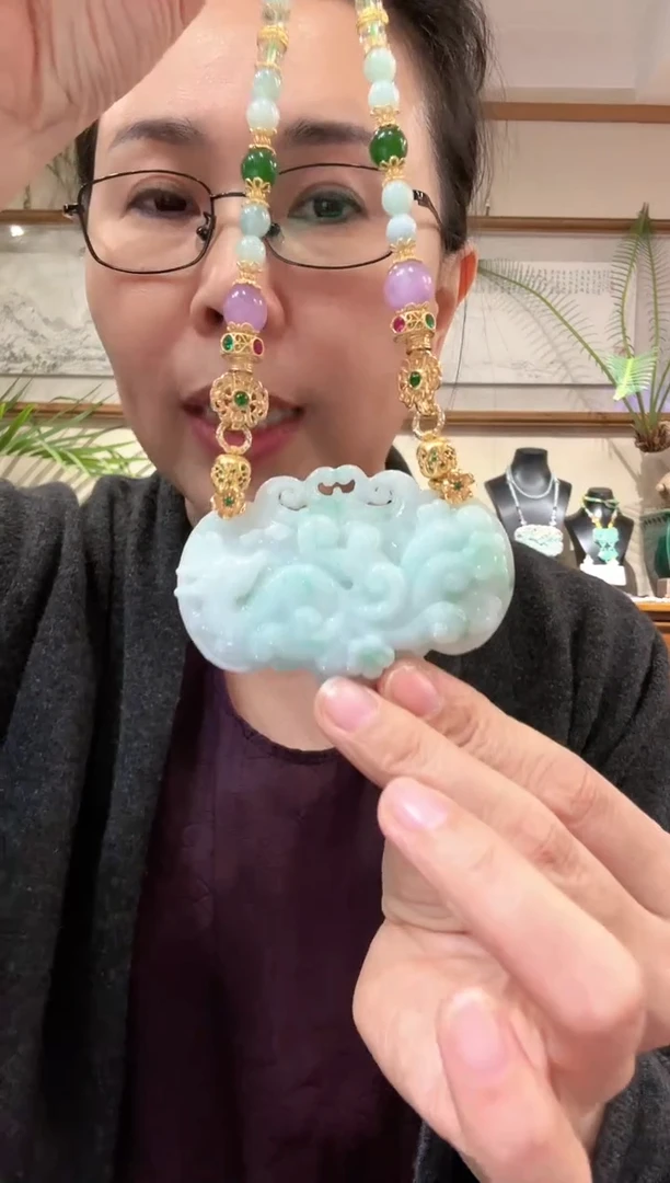 【闪购商品】翡翠颈饰未镶嵌国风