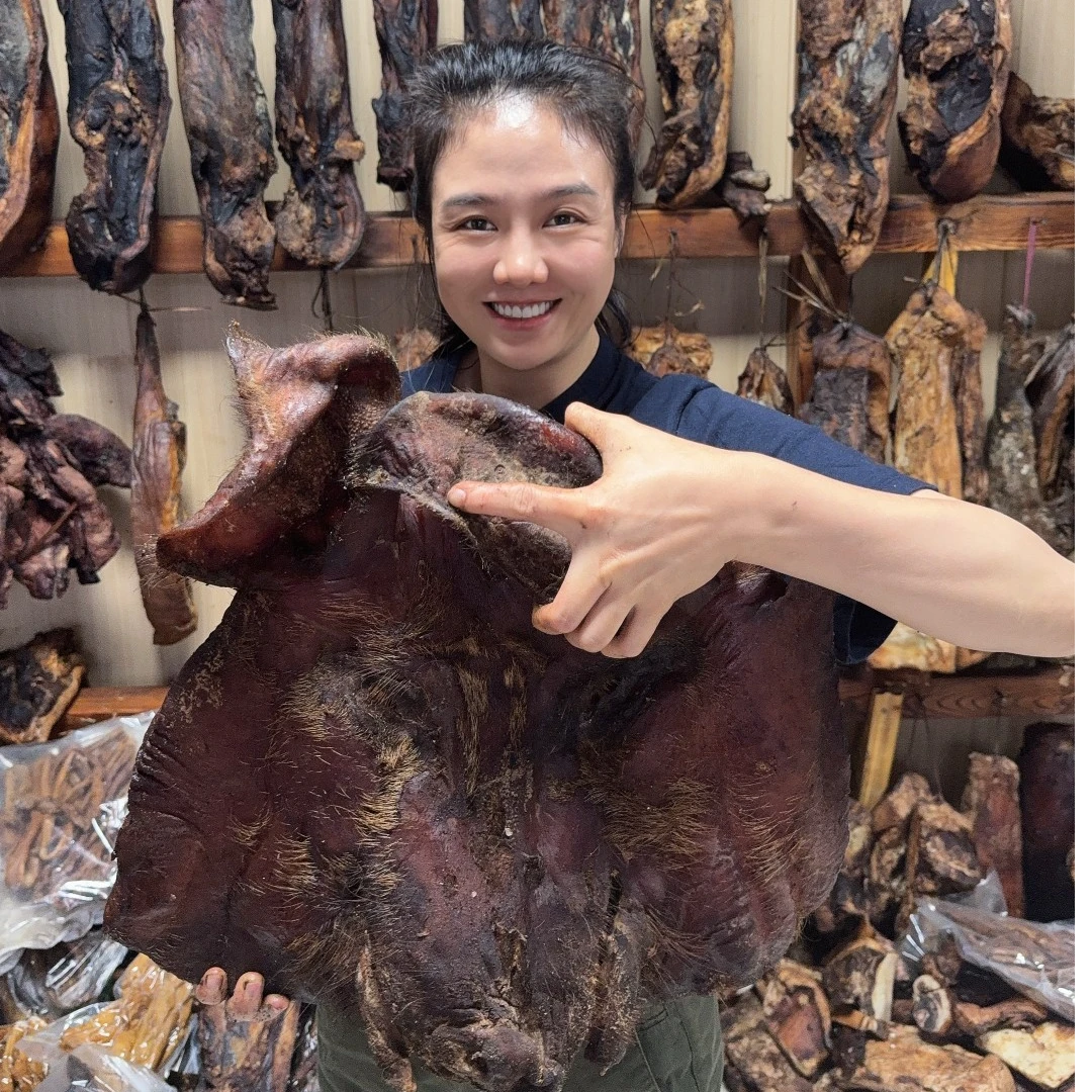 （腊猪头）娜娜家的跑山黑猪腊肉（现称现拍）