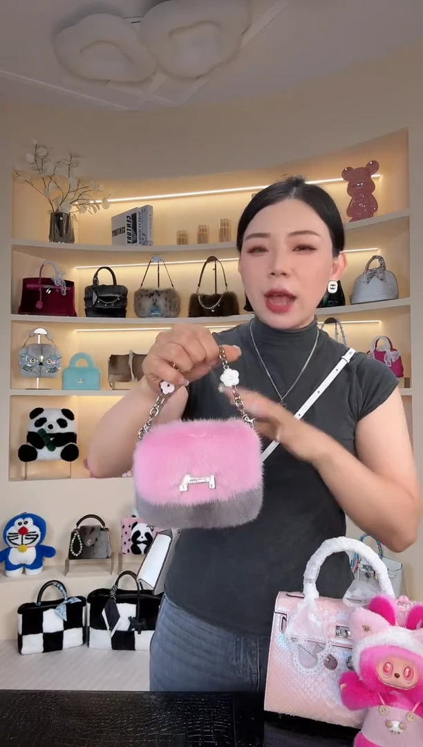 水貂毛【闪购商品】真毛包包362