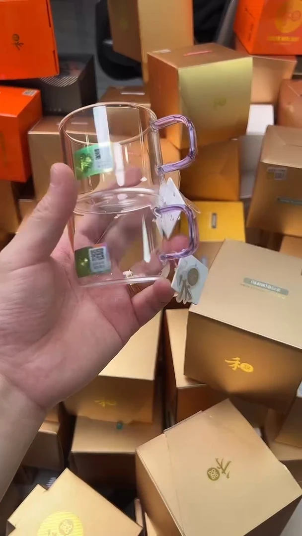 @@禾器晶彩清禾杯浅紫色2只