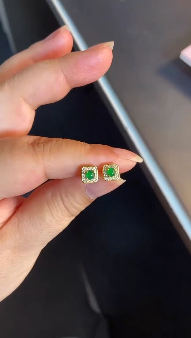 吊坠(不含链)银S925镶嵌翡翠1