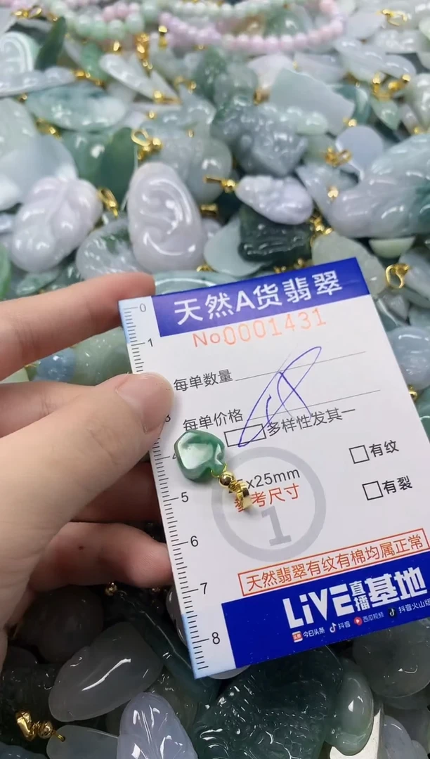 颈饰未镶嵌翡翠天然A货翡翠