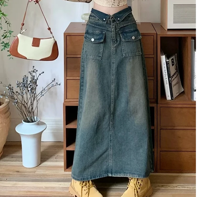 （过款链接下播后勿拍）牛仔半身牛仔时尚杂款断码不规则软牛仔百搭