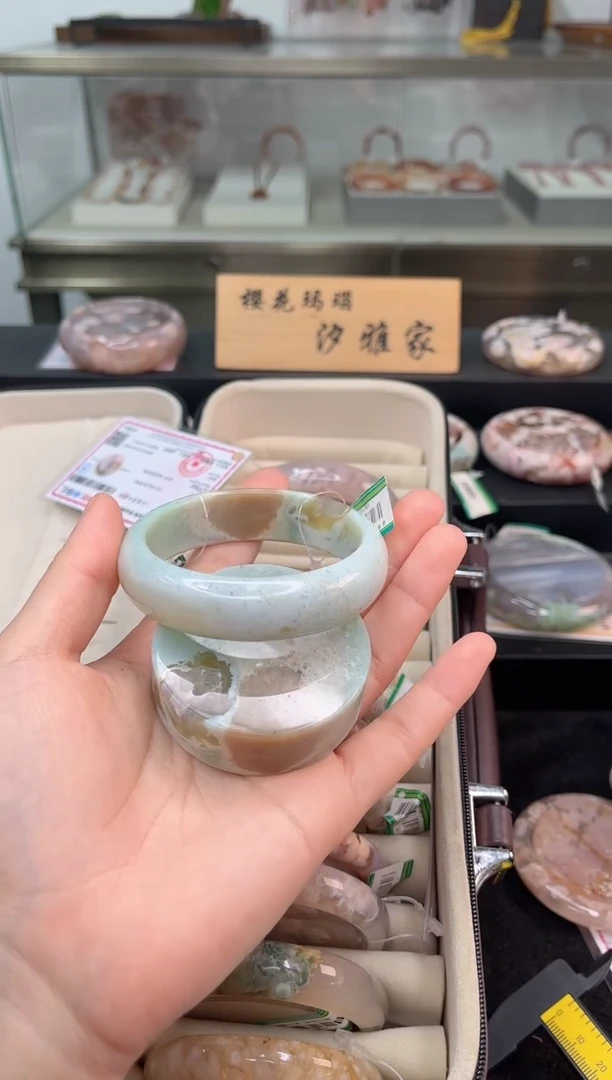 未镶嵌手镯石英质玉58圈口（赠品镯心）6821056